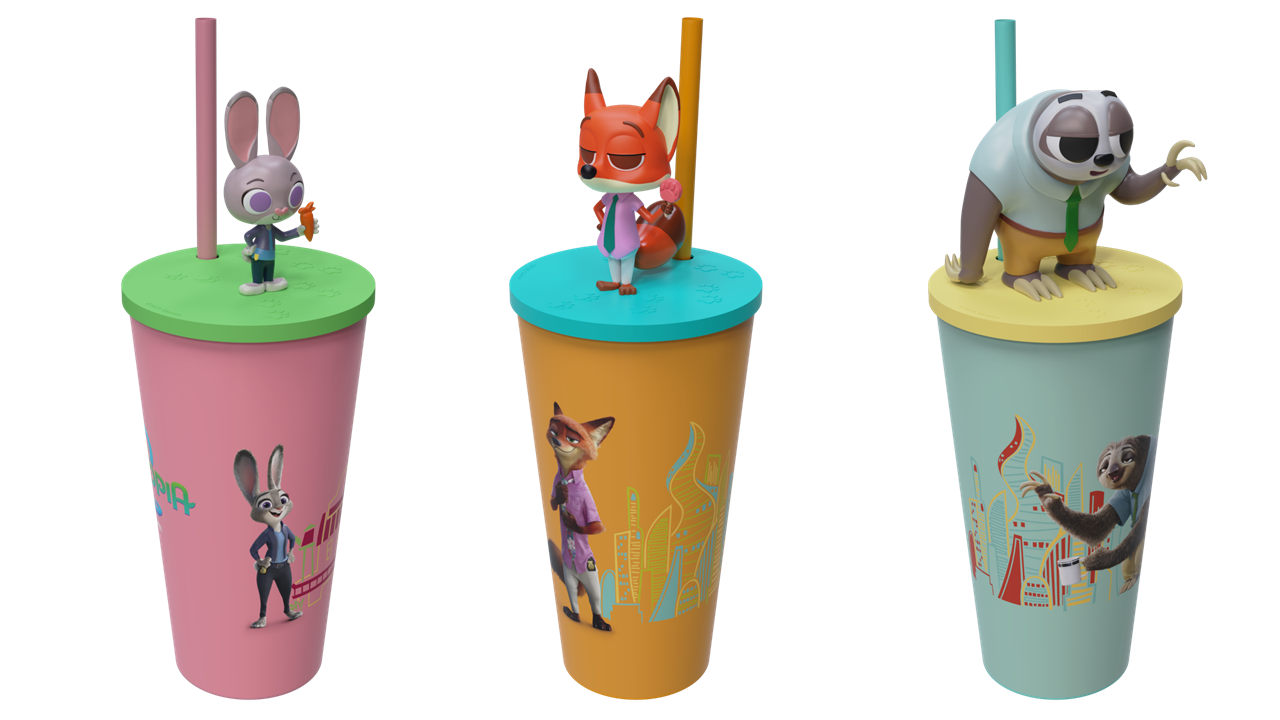 PRE VENTA - Vasos EXCLUSIVOS Zootopia 2
