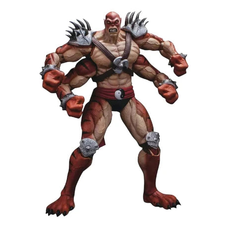 Paquete de 2 entradas al Fan más Fan de Mortal Kombat II + Ubicación premium en función exclusiva de fans + Popera Shao Khan + Figura exclusiva de Kintaro 17cm única en Uruguay + Sala de cine privada para jugar Mortal Kombat